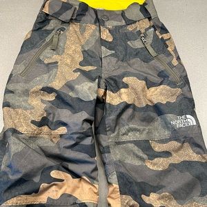 North Face Little Boys Camo Snow Pants